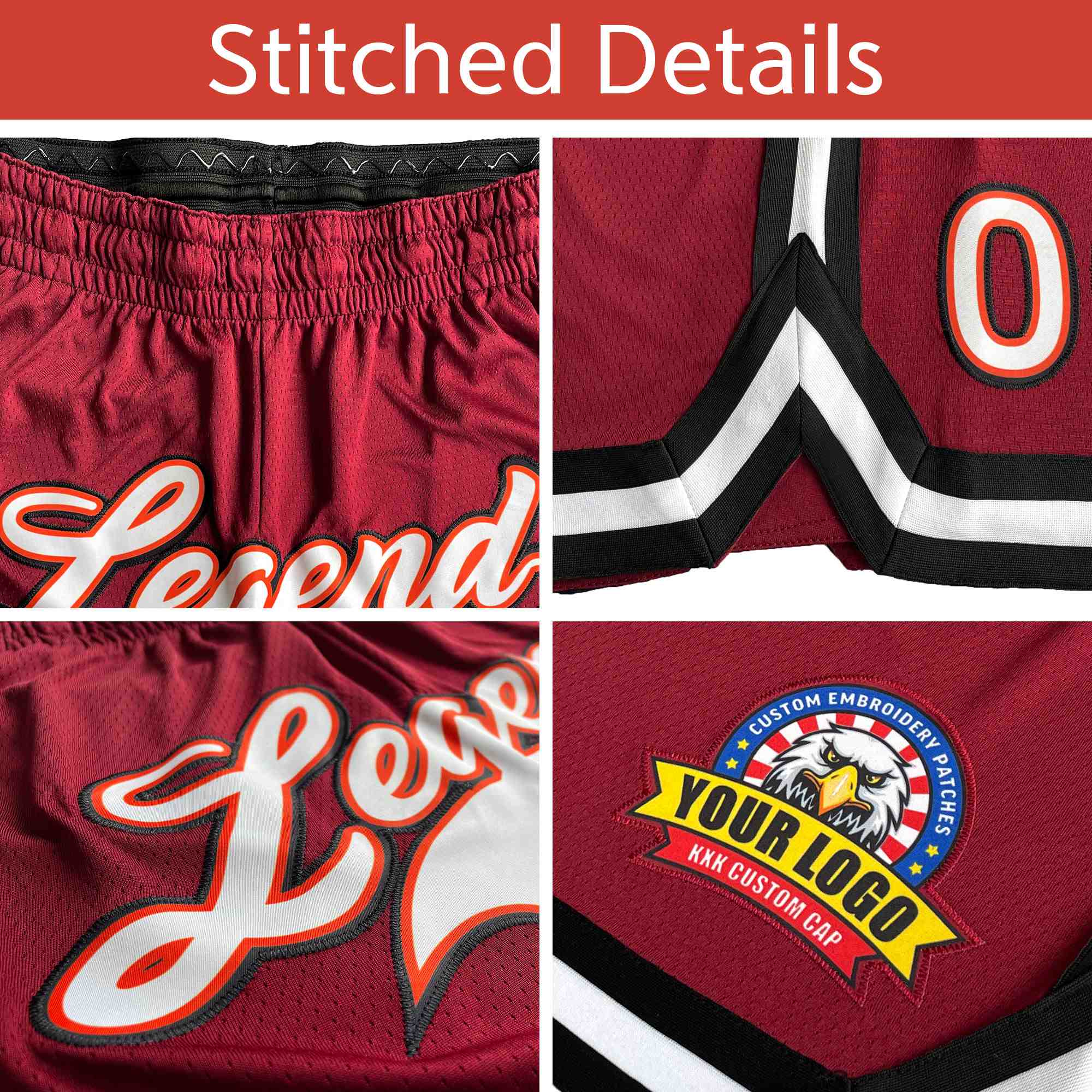 Custom Orange Royal Personalized Gradient Fashion Basketball Shorts